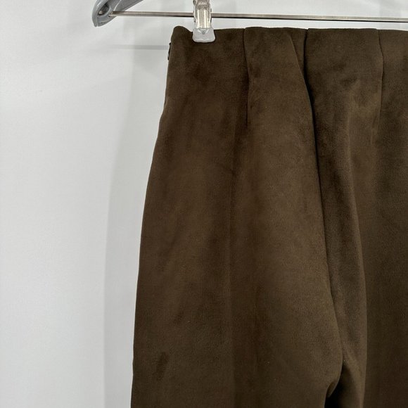 Tuckernuck Faux Suede Ashford Pants sz XS Olive Green Ankle Elastic Waist NWT - Picture 5 of 6